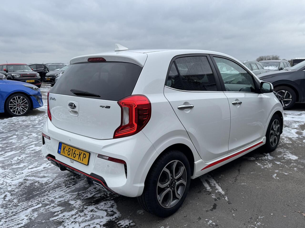 KIA PICANTO 1.0 DPi GT-Line 1e eign. Dealeronderhouden, Navigatie, Lederen bekleding, Privacy glass, Smart Key, Cruise control,