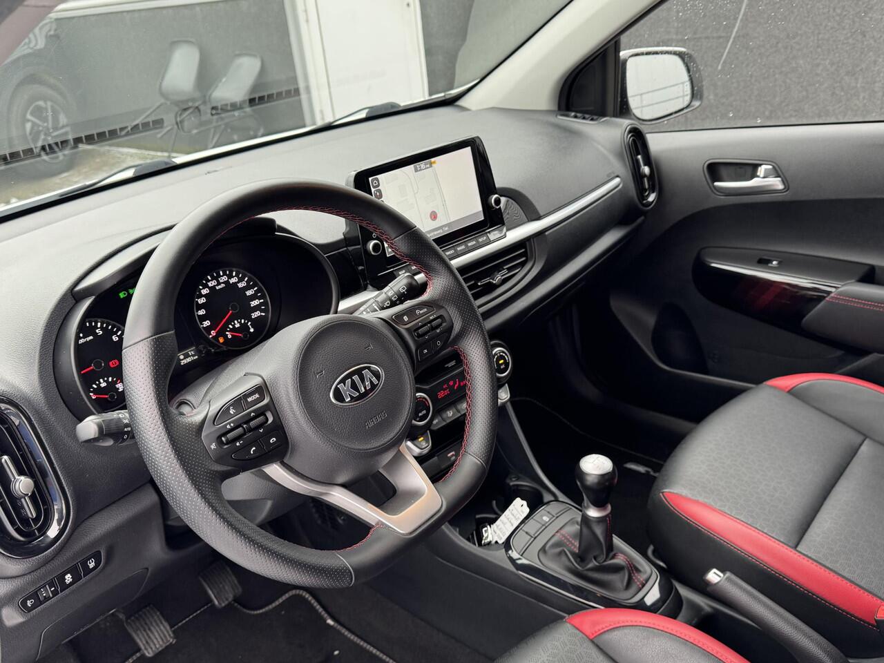 KIA PICANTO 1.0 DPi GT-Line 1e eign. Dealeronderhouden, Navigatie, Lederen bekleding, Privacy glass, Smart Key, Cruise control,