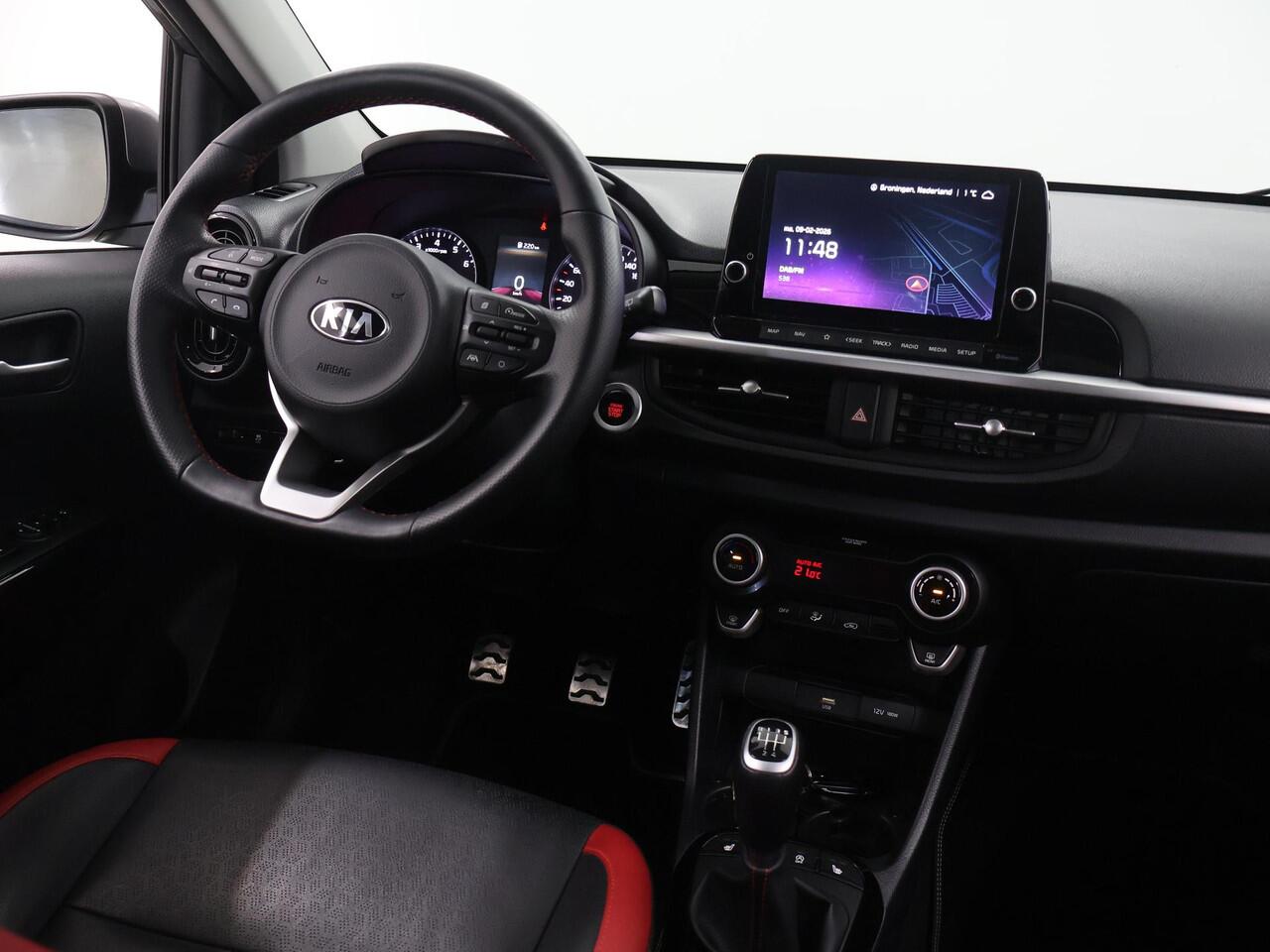 KIA PICANTO 1.0 T-GDi GT-Line 5p | Panoramadak | Stoel/Stuurwielverwarming | Keyless | Navigatie | Parkeercamera | Climate Control |