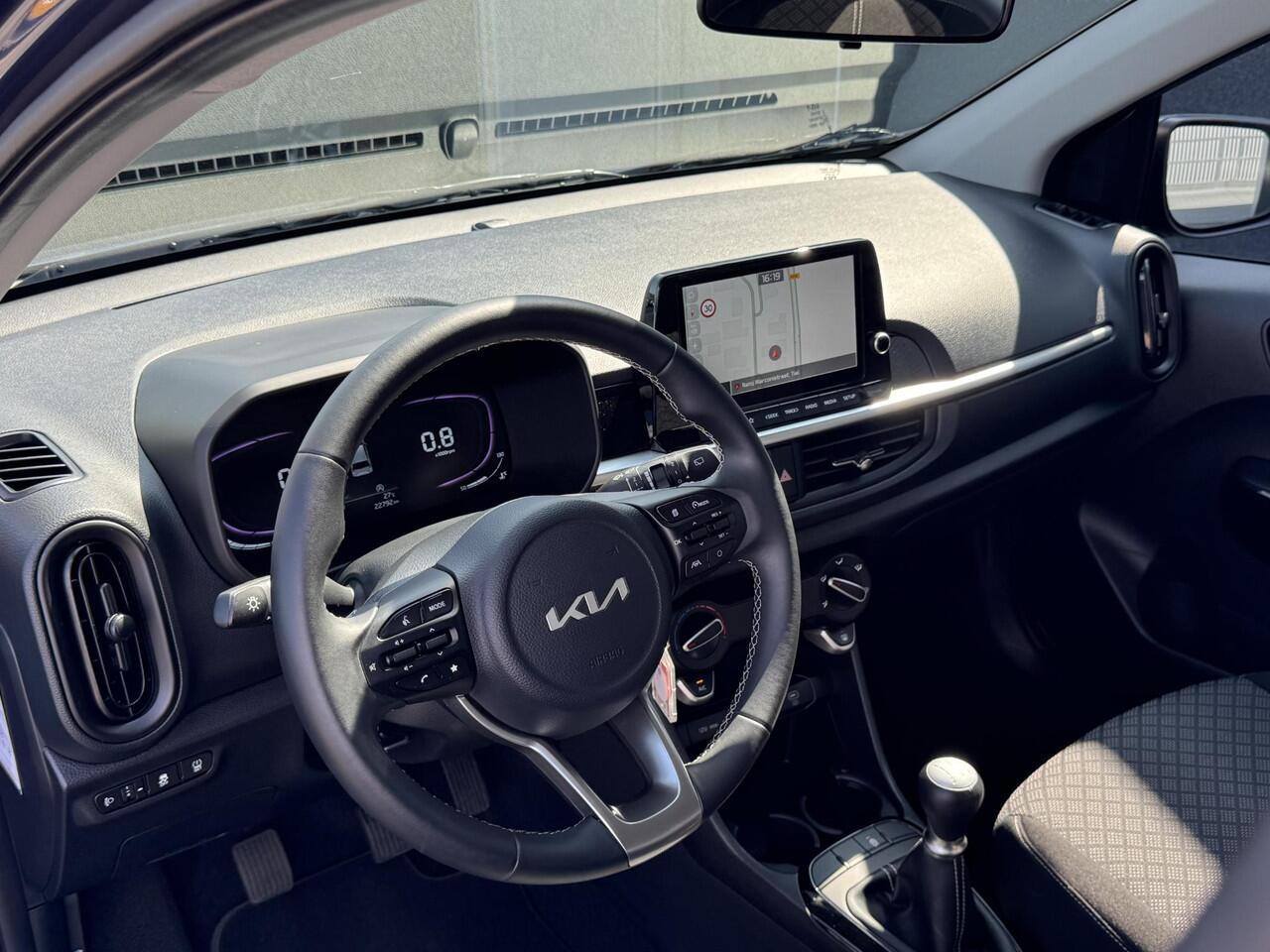 KIA PICANTO 1.0 DPI DynamicLine Navigatie, Cruise control, Achteruitrijcamera, Parkeersensoren, Nieuw geleverd, BTW-auto