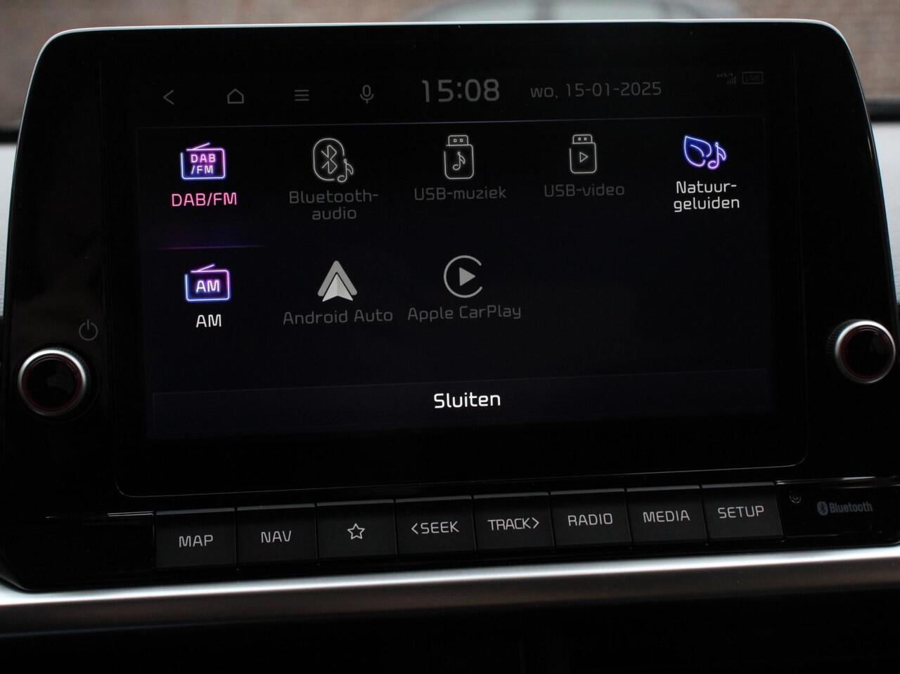 KIA PICANTO 1.0 DPI DynamicLine Automaat Navigatie Apple Carplay/Android auto Airco Camera DAB Bluetooth