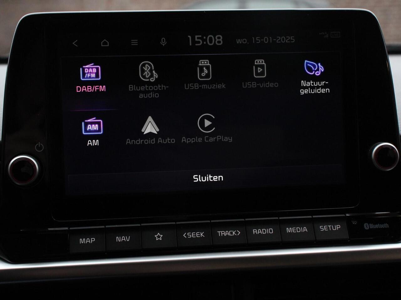 KIA PICANTO 1.0 DPI DynamicLine Automaat Navigatie Apple Carplay/Android auto Airco Camera DAB Bluetooth