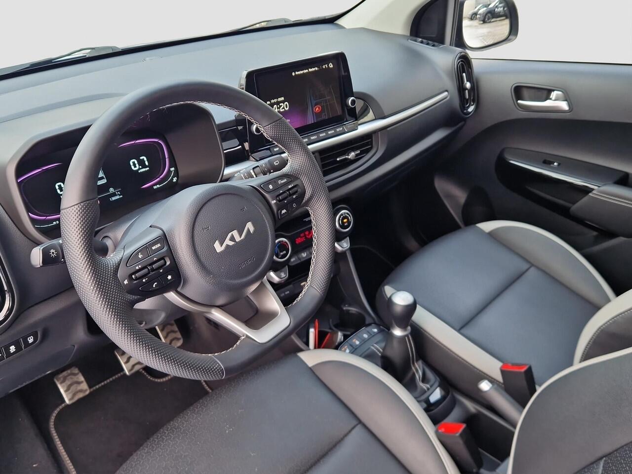 KIA PICANTO 1.0 DPI GT-Line | Beschikbaarheid In Overleg | Open Dak | LED | Leder | PDC | Navi | Clima |