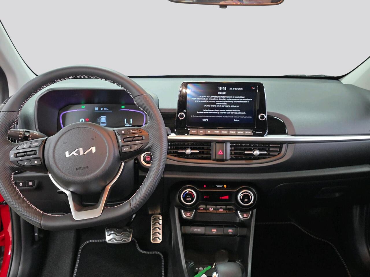 KIA PICANTO 1.0 GDi GT-Line AMT | Panoramaschuifdak | Stoelverwarming | Achteruitrijcamera | Dodehoekassistentie | LED-koplampen | Climate control |