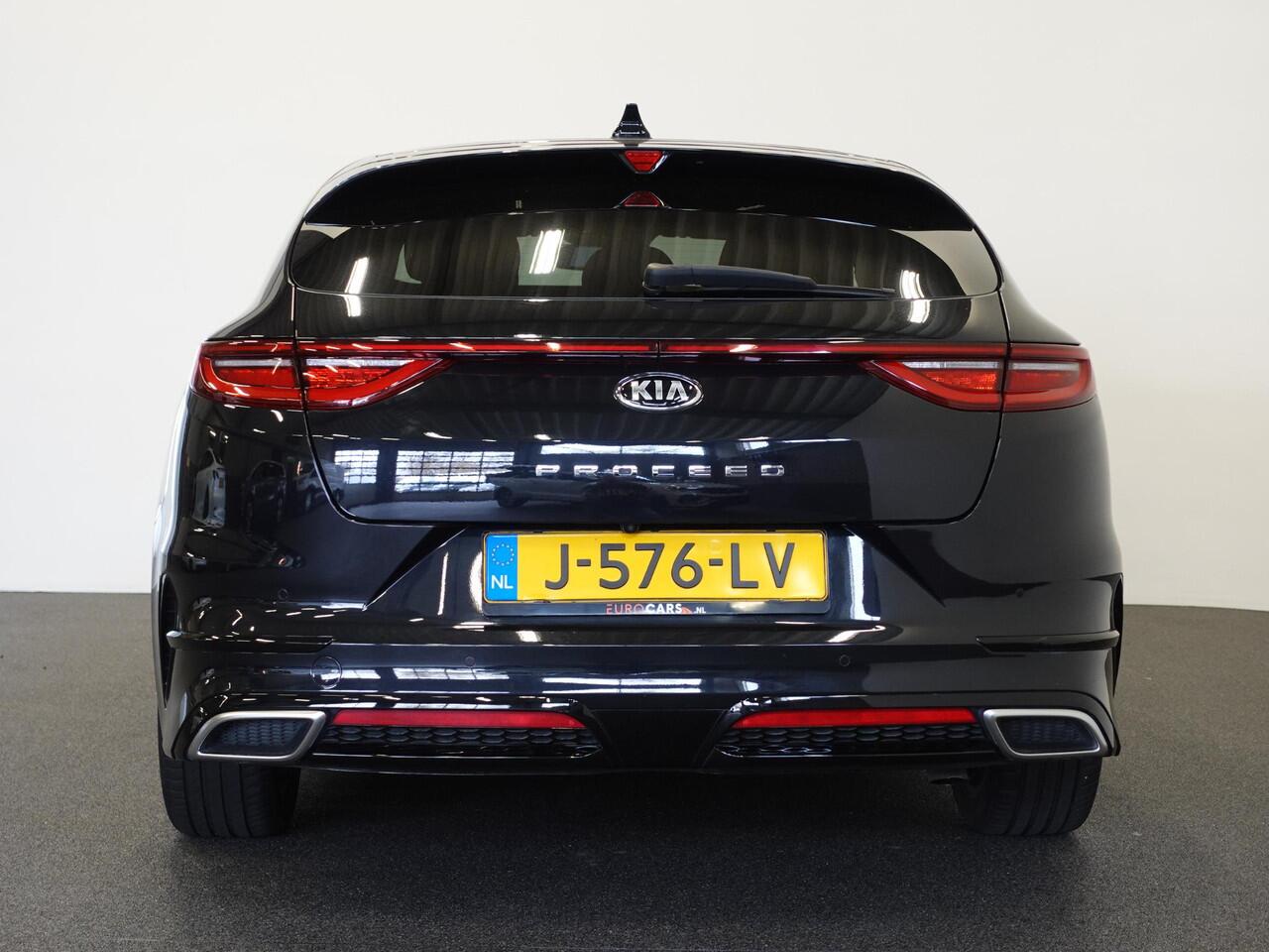 KIA PRO CEE D ProCeed 1.4 T-GDI 140pk Automaat GT-Line Panoramadak LED Airco Navi Carplay PDC VA Camera Sportleder 17" LM Velgen Virtual Cockpit