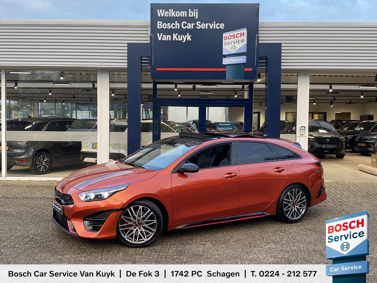 KIA PRO CEE D ProCeed 1.6 T-GDi GT / Fabrieksgarantie / Automaat / NL-Auto / 204 PK / Dealer-Onderhouden / 1e-Eigenaar / Open-Panodak / Adaptieve Cruise-Control Stop&Go met Stuurhulp / Climate-Control / JBL Premium-Audio / Elektr.-Stoelen met Geheugen / Stuur-/Stoelver