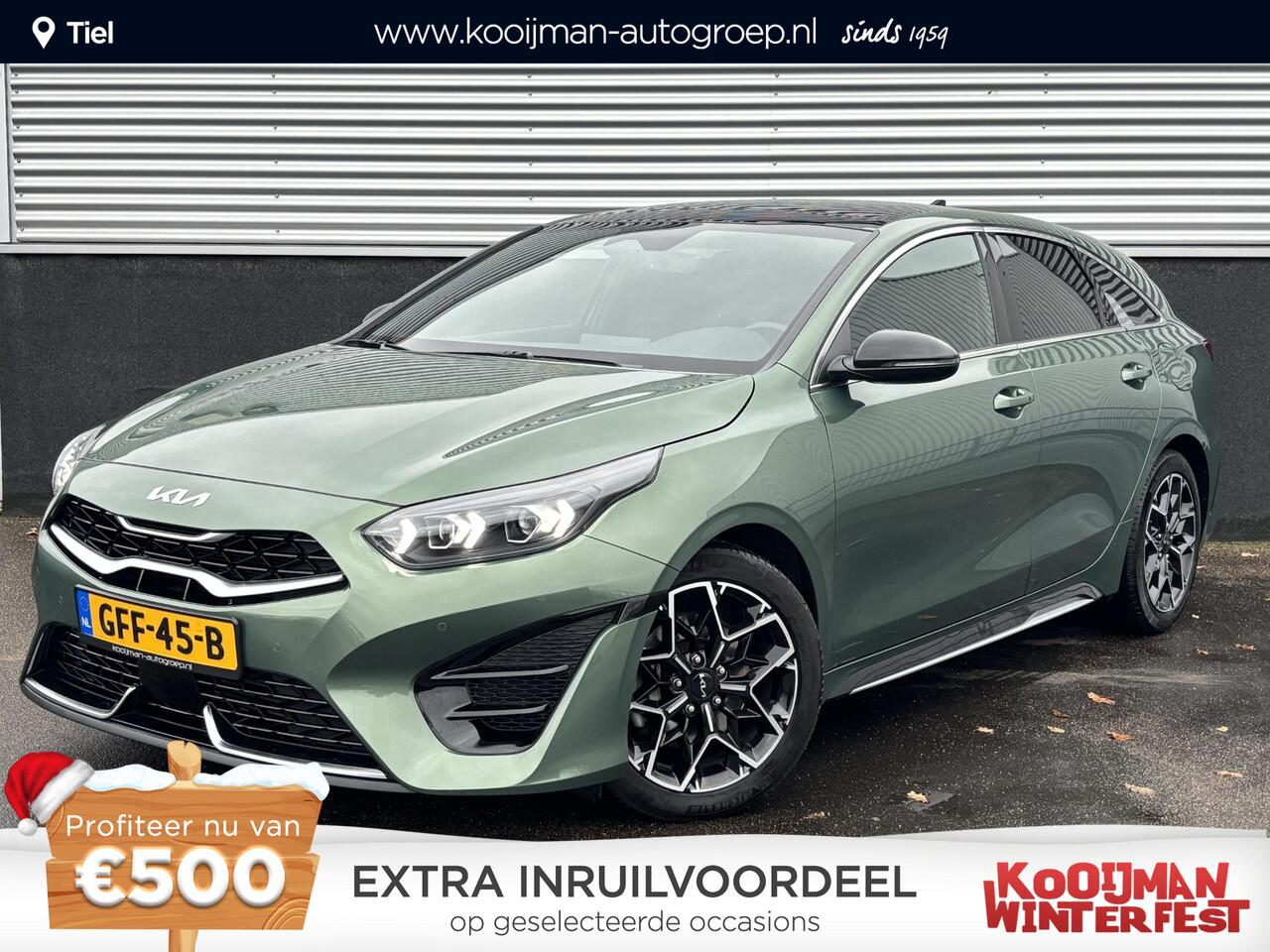 KIA PRO CEE D ProCeed 1.5 T-GDi GT-Line Schuif-/kanteldak, dodehoek detectie, stoel- & stuurverwarming, navigatie, Apple CarPlay/Android Auto, adaptieve cruise control, parkeersensoren, BTW-auto 1e eign.