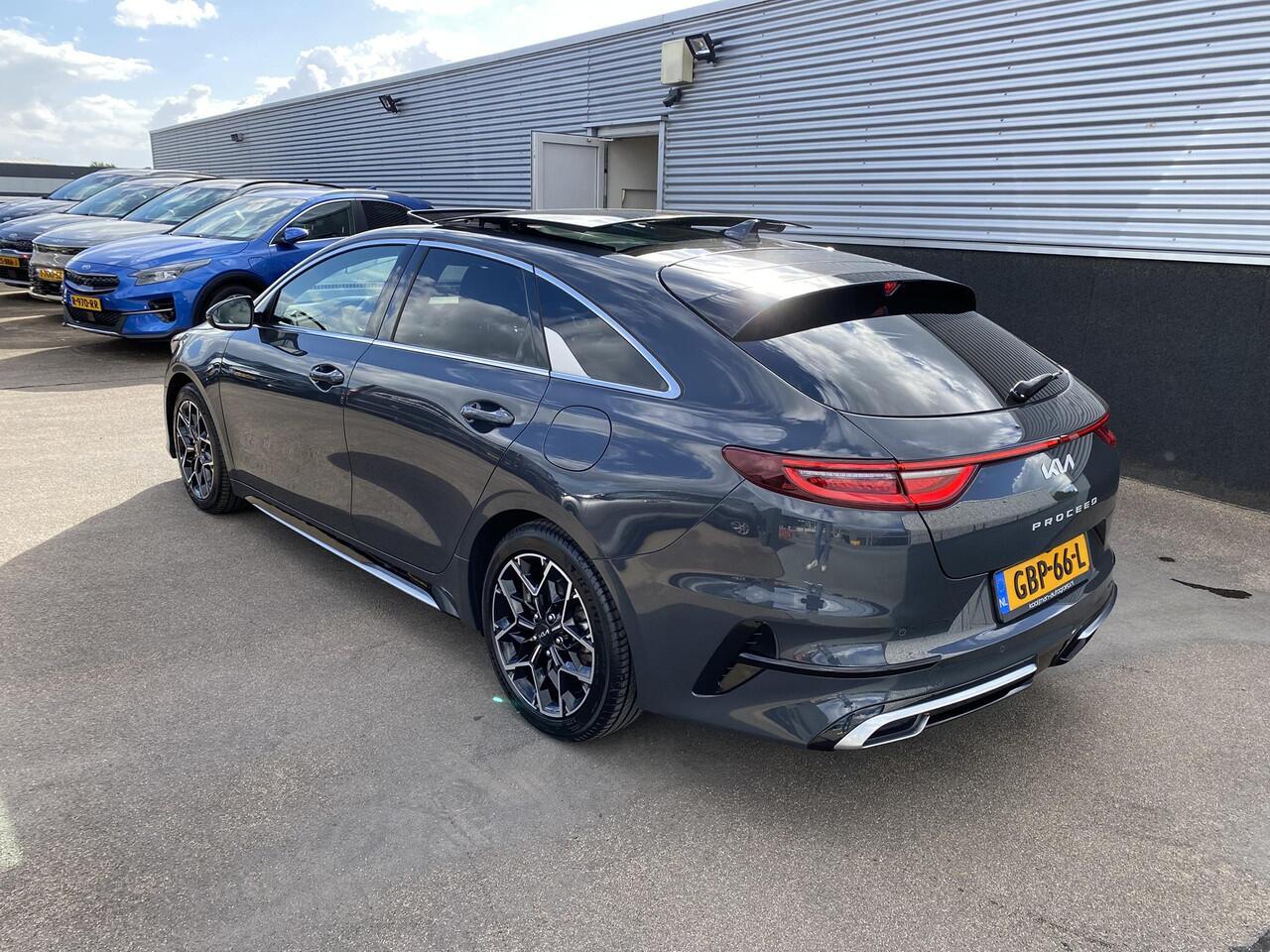 KIA PRO CEE D ProCeed 1.5 T-GDi GT-Line Elektr. schuif-/kanteldak, dodehoek detectie, stoel- & stuurverwarming, navigatie, Apple CarPlay/Android Auto, adaptieve cruise control, parkeersensoren