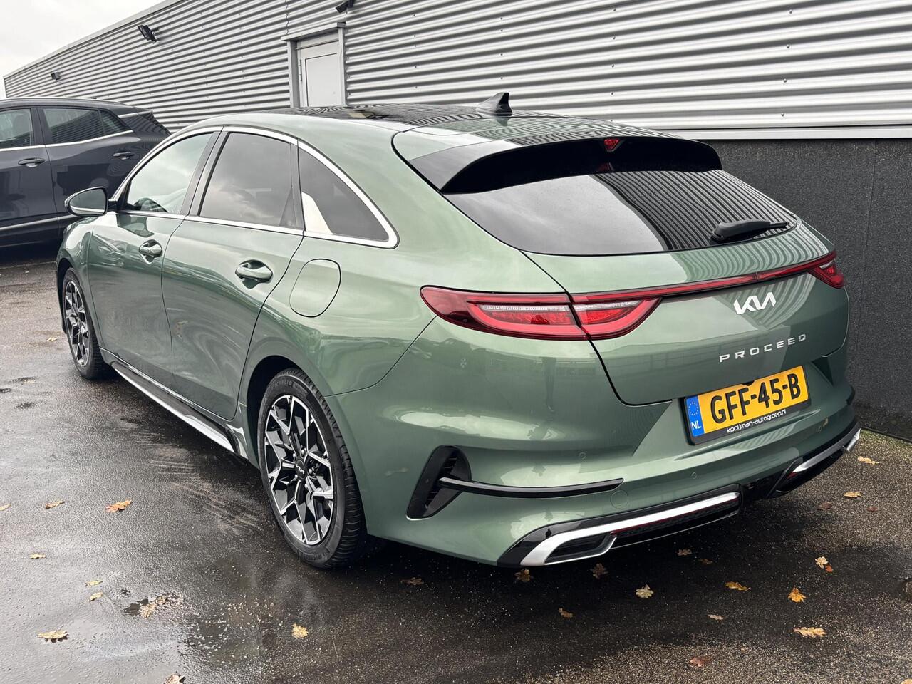 KIA PRO CEE D ProCeed 1.5 T-GDi GT-Line Schuif-/kanteldak, dodehoek detectie, stoel- & stuurverwarming, navigatie, Apple CarPlay/Android Auto, adaptieve cruise control, parkeersensoren, BTW-auto 1e eign.