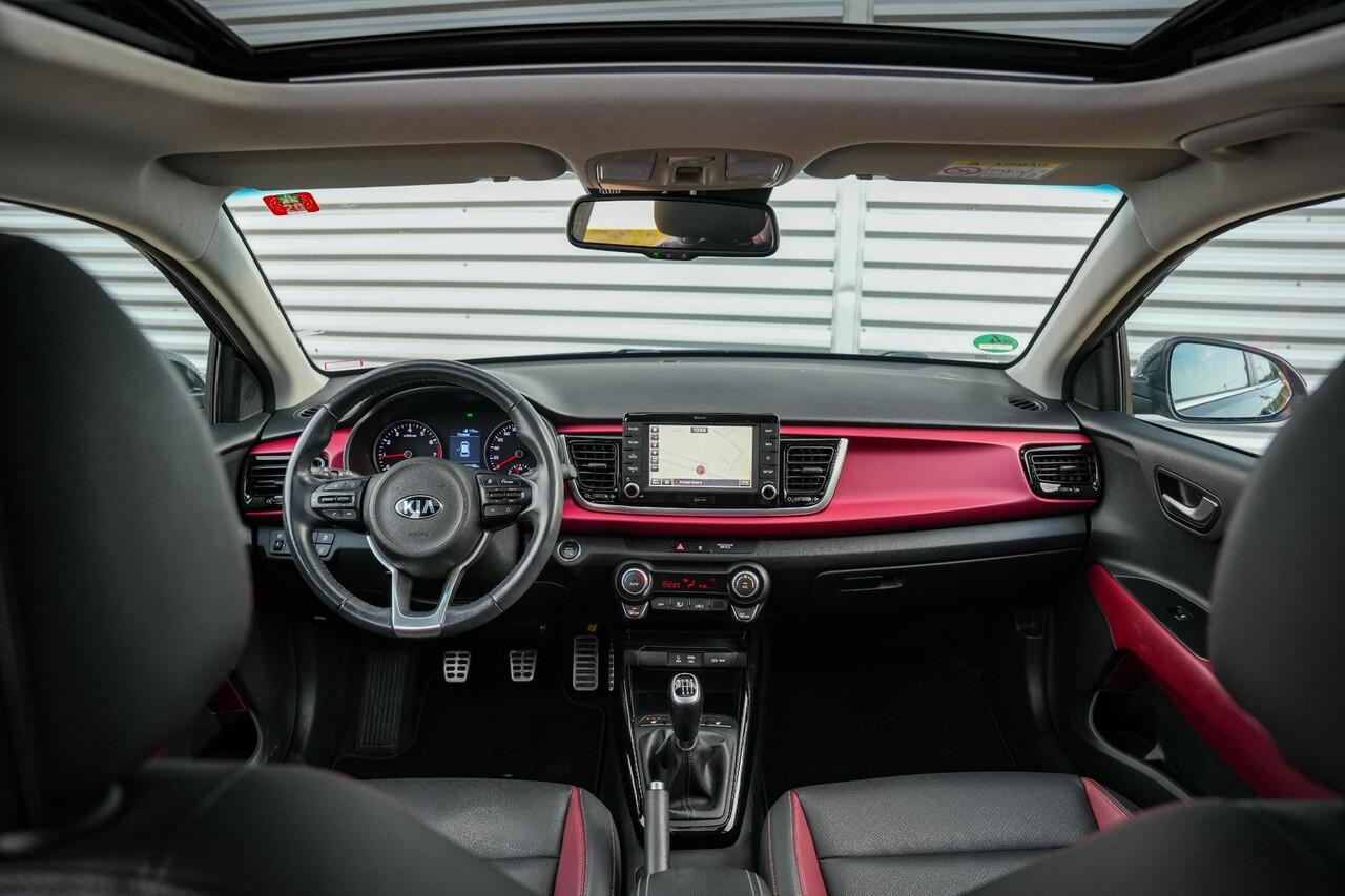 KIA RIO 1.0 TGDI Platinum Edition Camera Navi Keyless DAB+ Stoel Stuurverw. Leer
