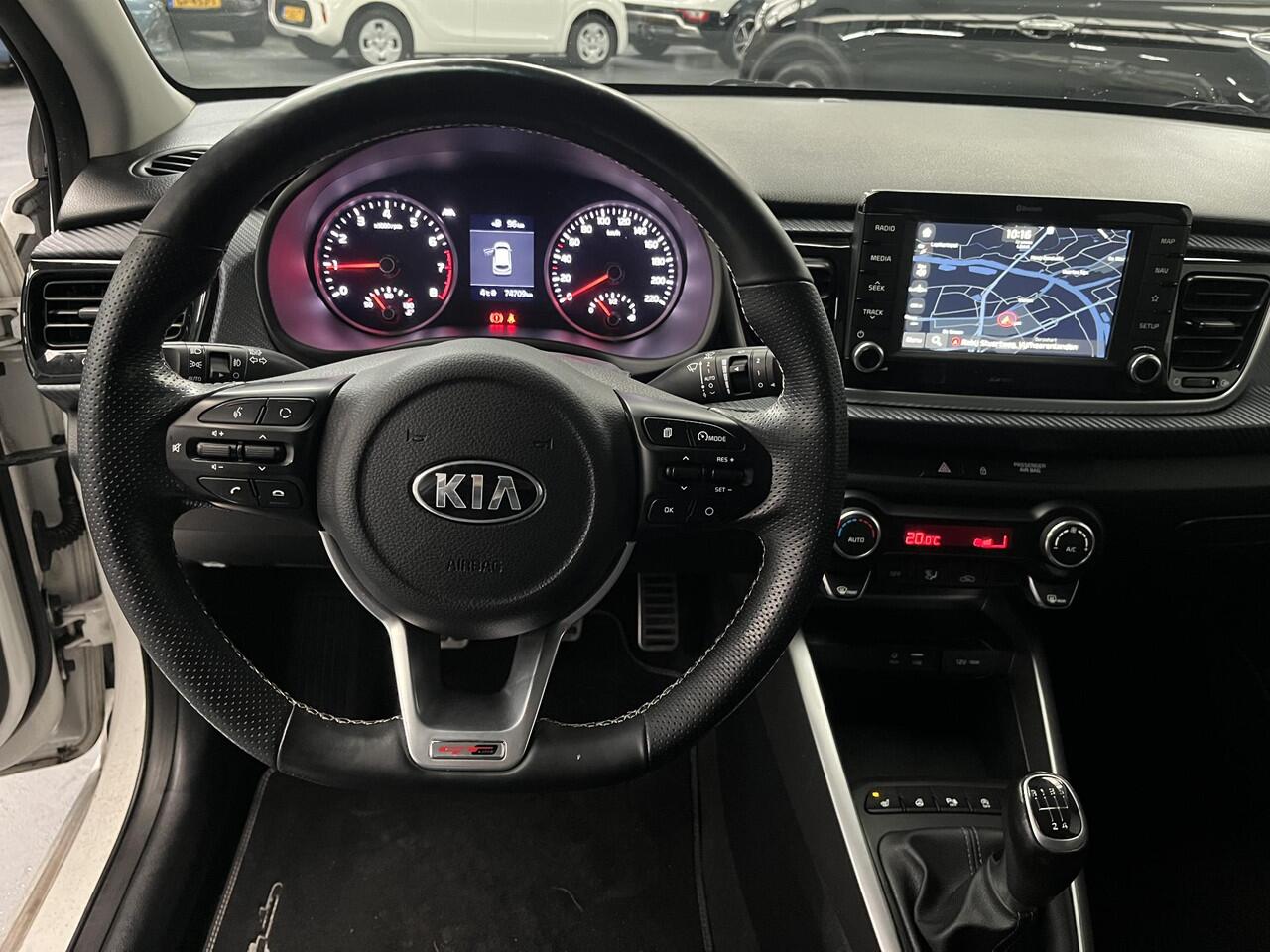 KIA RIO 1.0 TGDI GT-Line , Stoel en Stuurverwarming, Apple Carplay/Android Auto, Keyless Entry, Achteruitrij Camera, Klimaatcontrole
