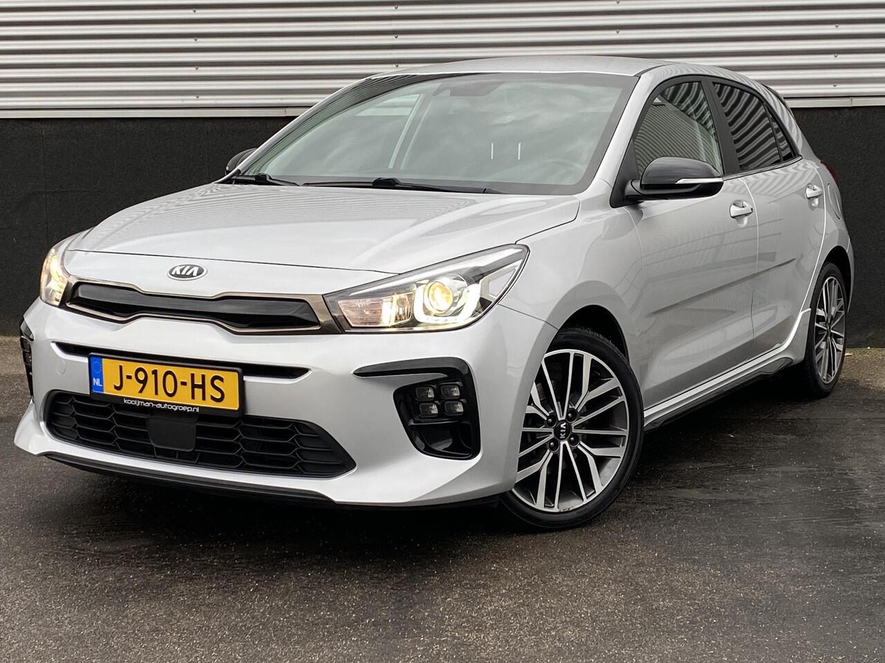 KIA RIO 1.0 TGDI GT-Line Nieuw geleverd, Dealeronderhouden, 1e eign. Stoel- & Stuurwiel verwarmd, LMV, Privacy glass, Smart Key, Achteruitrijcamera, Parkeersensoren achterzijde, BTW-auto