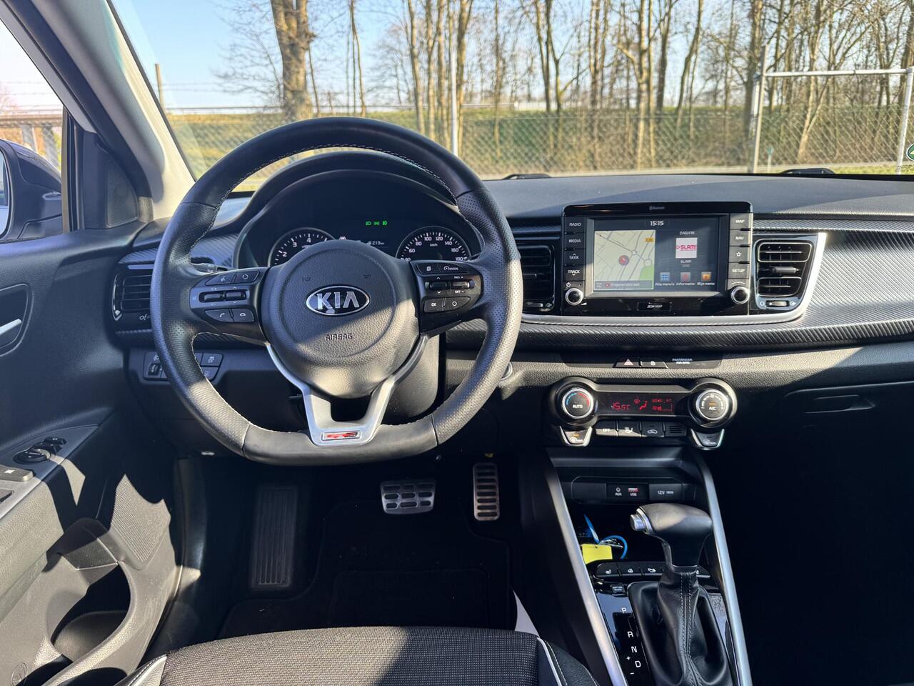 KIA RIO 1.0 TGDI GT-Line Automaat | STOEL-STUURVERWARMING | SPORTSTOELEN | NAVI | CRUISE | CLIMA |