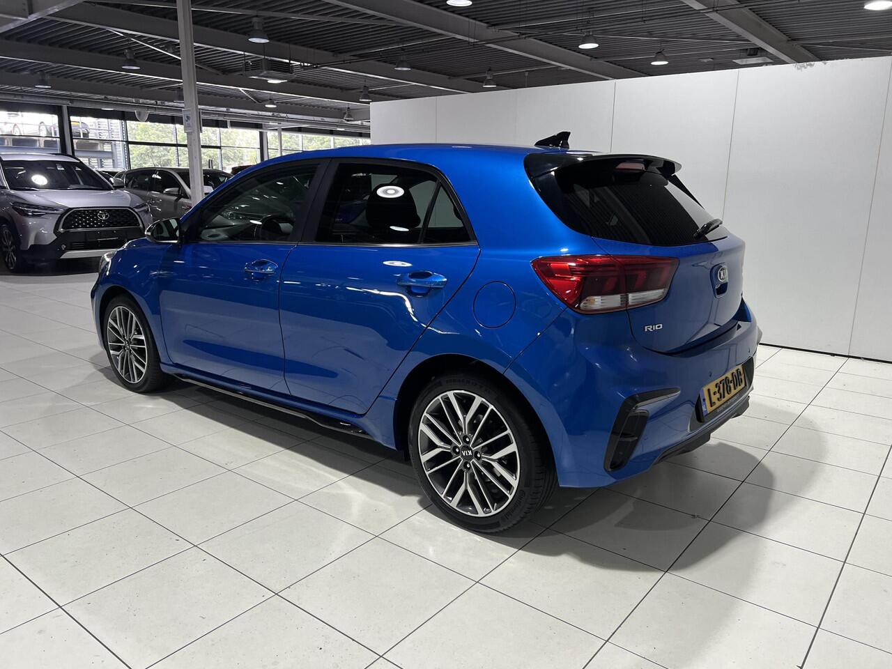 KIA RIO 1.0 T-GDi MHEV GT-Line Stoel en Stuur verwarming, 17 inch, Apple Carplay/Android Auto, Navigatie, Camera.