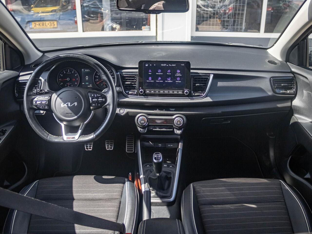 KIA RIO 1.0 T-GDi MHEV GT-Line l Navigatie l Stoel Stuurwielverwarming l GT-line