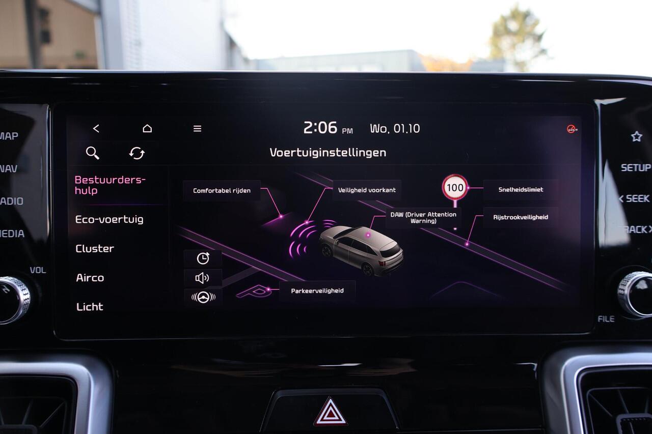 KIA SORENTO 1.6 Hybrid 2WD DynamicLine 7p. | 2e Eigenaar | NL-Auto | Volledig Onderh. | BTW | Stoel/Stuur Verwarming | Elek Stoel | Climate | Ad Cruise | Camera | Full Led | PDC | Carplay