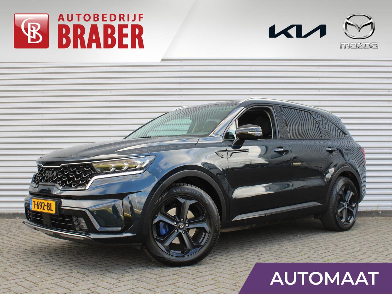 KIA SORENTO 1.6 T-GDI Plug-in Hybrid 4WD DynamicPlusLine 7p. | Panoramadak | 19" LM all weather | Navi | Cruise | Camera | Bose | Stoel/stuur verwarming | PDC |