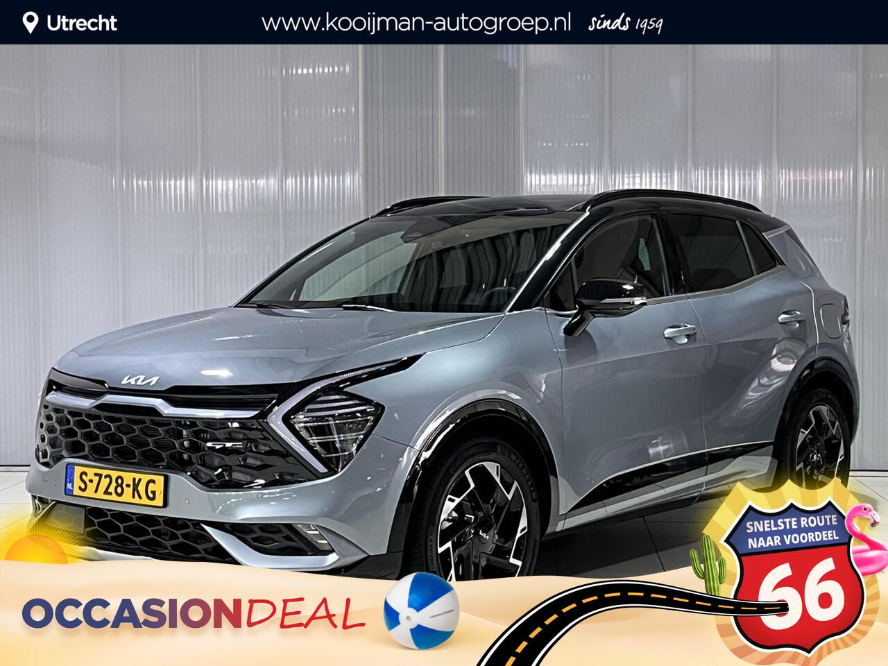 KIA SPORTAGE 1.6 T-GDi Plug-in Hybrid AWD GT-Line Elek. glazen panorama dak | Dodehoek detectie | Keyless | Alcantara bekleding | Schakelen aan stuur | Stoel/Stuurverwarming |