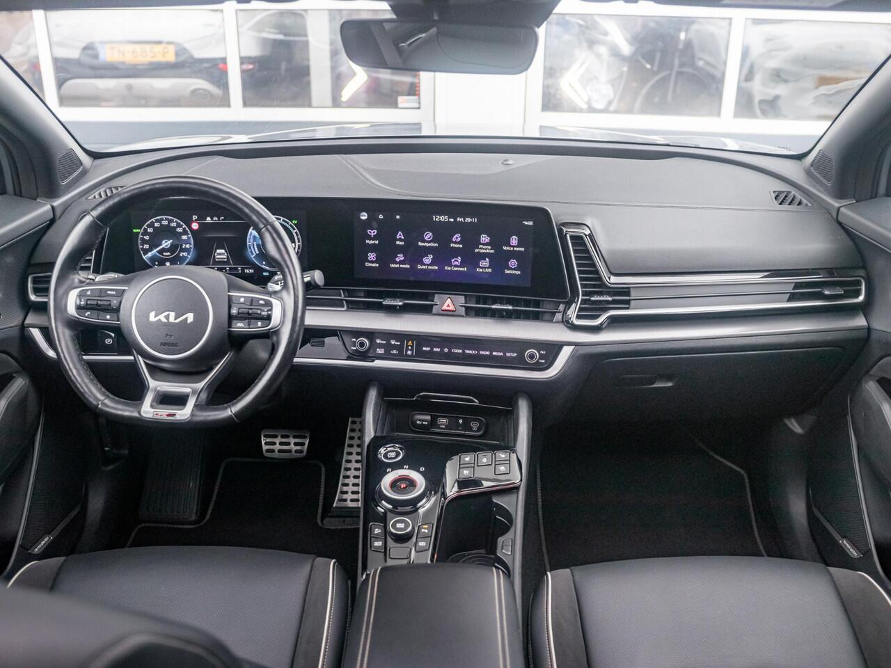 KIA SPORTAGE 1.6 T-GDi Hybrid GT-PlusLine | Stoel-/stuurverwarming | Navi | Schuif-/kanteldak | Carplay | 360 camera