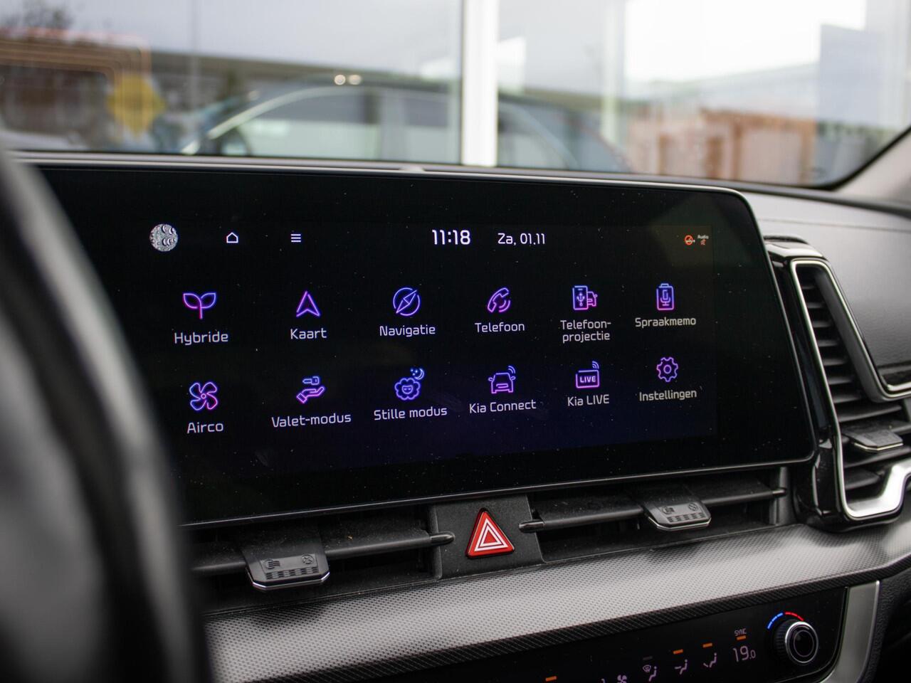 KIA SPORTAGE 1.6 T-GDi Hybrid DynamicPlusLine Nederlandse Dealer onderhouden auto !| Navigatie | Achteruitrijcamera | Stoel en stuurverwarming |