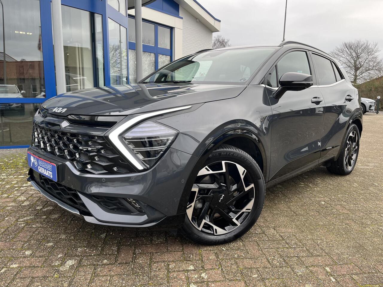 KIA SPORTAGE 1.6 T-GDi Plug-in Hybrid AWD GT-Line | 10 jaar garantie, Dealer onderhouden, Stoelventilatie, 360° camera, Elektr. stoel met geheugen, Dodehoek detectie, Leder, 1350 trekgewicht!