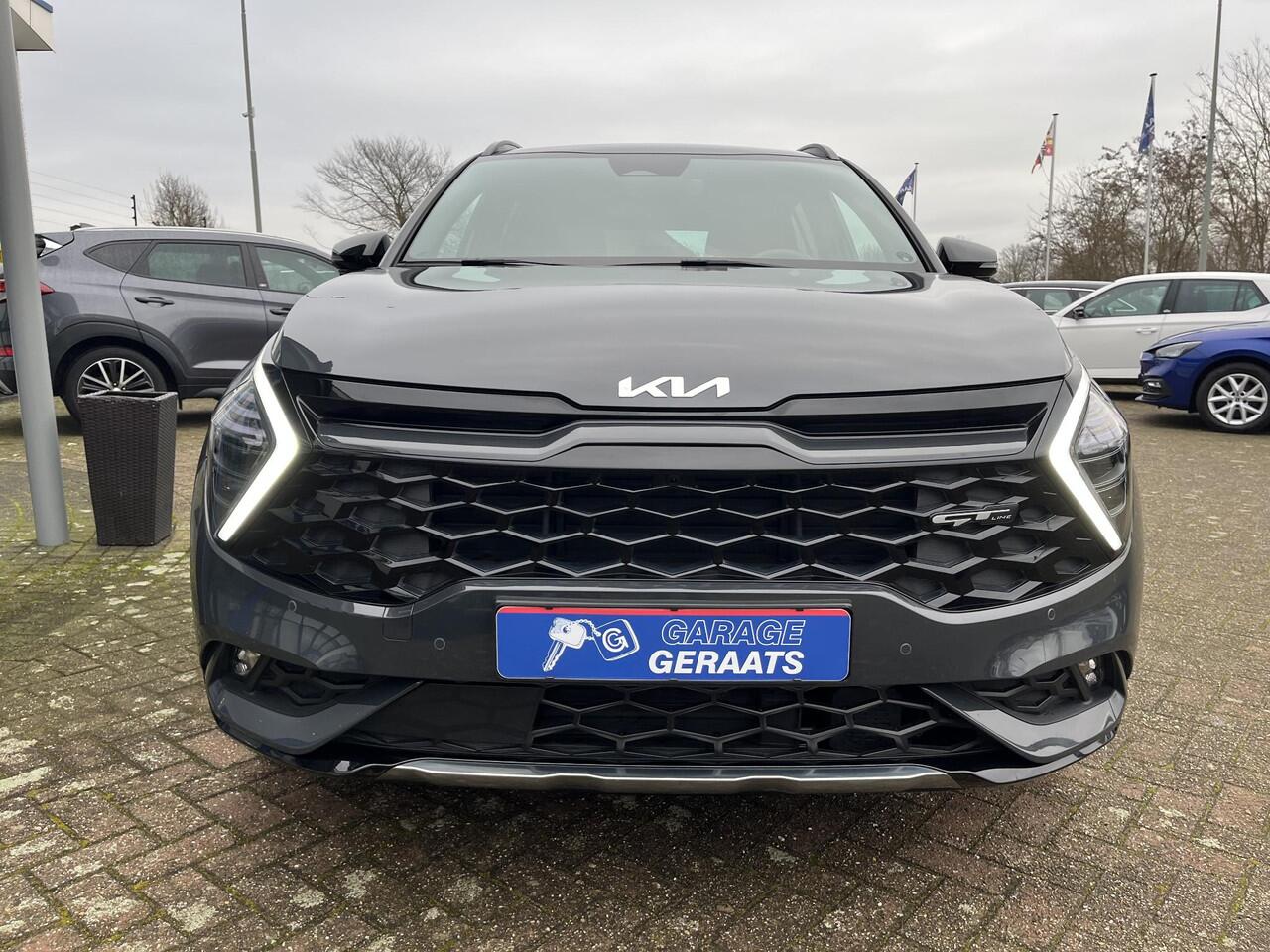 KIA SPORTAGE 1.6 T-GDi Plug-in Hybrid AWD GT-Line | 10 jaar garantie, Dealer onderhouden, Stoelventilatie, 360° camera, Elektr. stoel met geheugen, Dodehoek detectie, Leder, 1350 trekgewicht!