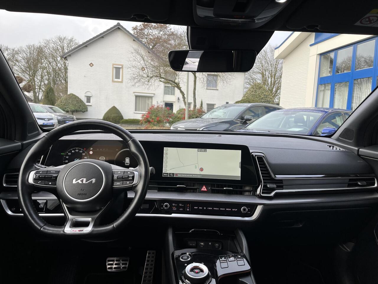 KIA SPORTAGE 1.6 T-GDi Plug-in Hybrid AWD GT-Line | 10 jaar garantie, Dealer onderhouden, 1e eigenaar, Elektr. stoel met geheugen, Dodehoekdetectie, Elektr achterklep, Leder, 1350 trekgewicht!