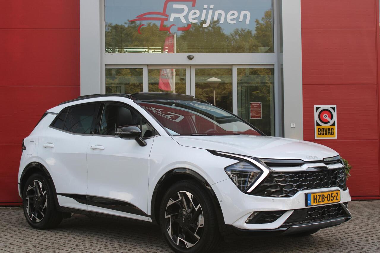 KIA SPORTAGE 1.6 T-GDi Plug-in Hybrid AWD GT-Line | PANORAMISCH SCHUIF / KANTELDAK | 360° CAMERA | 19"GT-LINE VELGEN | ZWARTE HEMELBEKLEDING | MATRIX LED KOPLAMPEN | INTELLIGENT KOPLAMPSYSTEEM (FLS)| TRIPLE ZONE CLIMATE CONTROL | LEDERENBEKLEDING | STOEL VERWARMING/ V