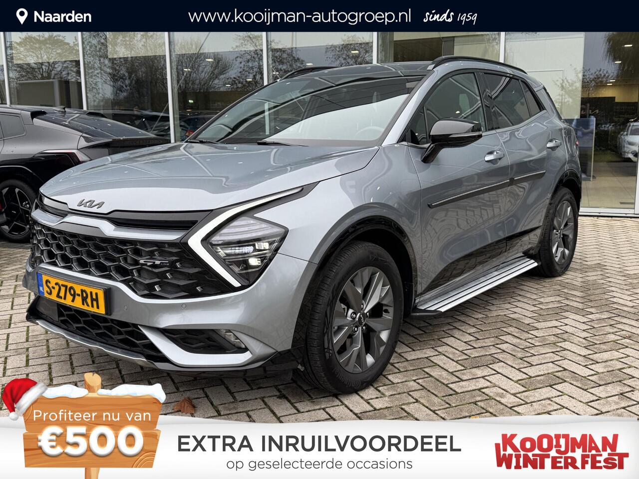 KIA SPORTAGE 1.6 T-GDi Hybrid GT-Line Sidebars|schuifdak|afneembare trekhaak|1e eigenaar|Dealer onderhouden!!