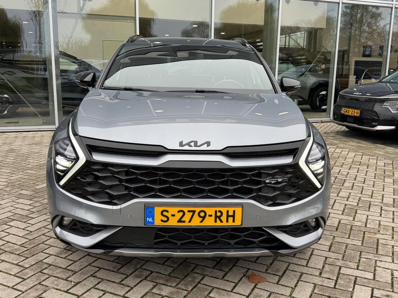 KIA SPORTAGE 1.6 T-GDi Hybrid GT-Line Sidebars|schuifdak|afneembare trekhaak|1e eigenaar|Dealer onderhouden!!
