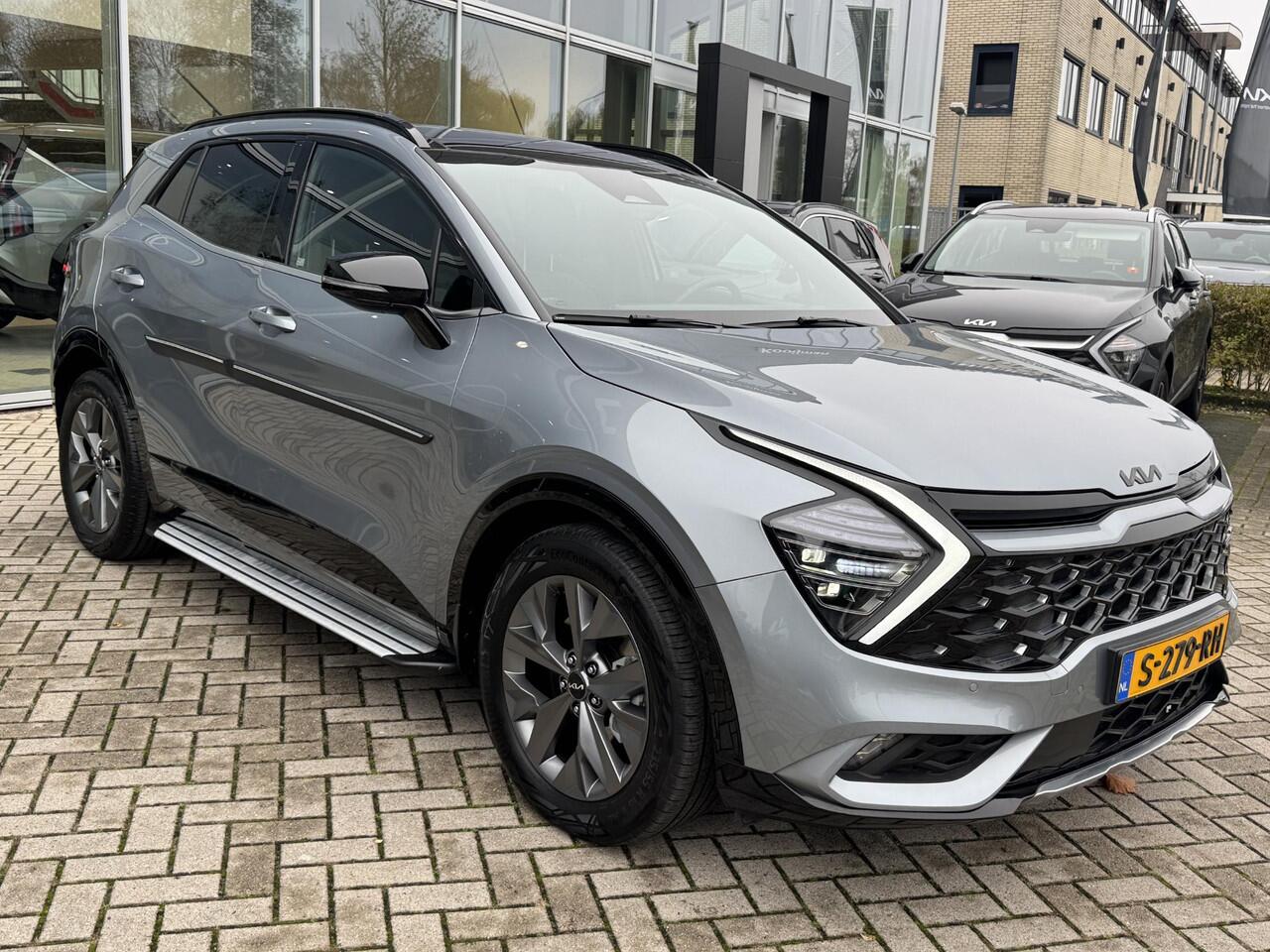 KIA SPORTAGE 1.6 T-GDi Hybrid GT-Line Sidebars|schuifdak|afneembare trekhaak|1e eigenaar|Dealer onderhouden!!