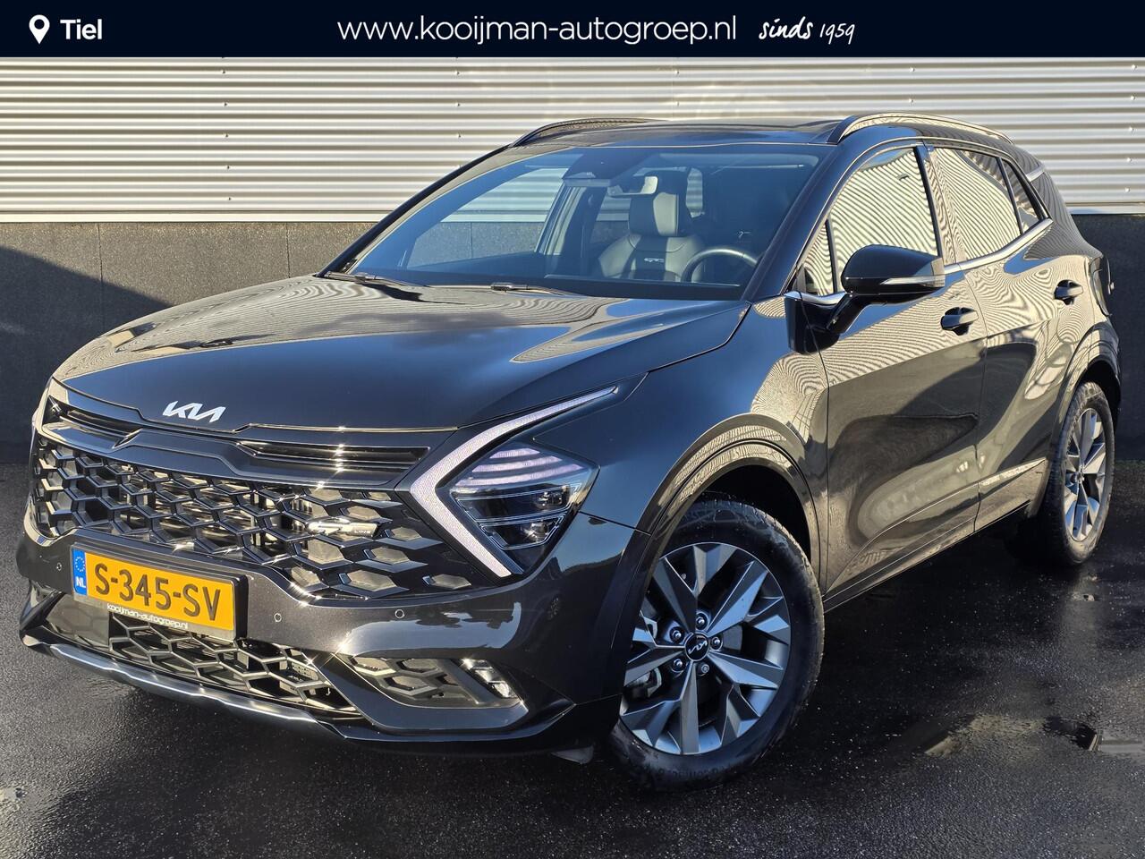 KIA SPORTAGE 1.6 T-GDi Hybrid GT-Line Nieuw geleverd, 1e eign, Schuif/kanteldak, Stoel- & Stuurwielverwarmd, Dodehoekdetectie, Leder/Alcantara, Navigatie, Parkeersensoren voor + achter