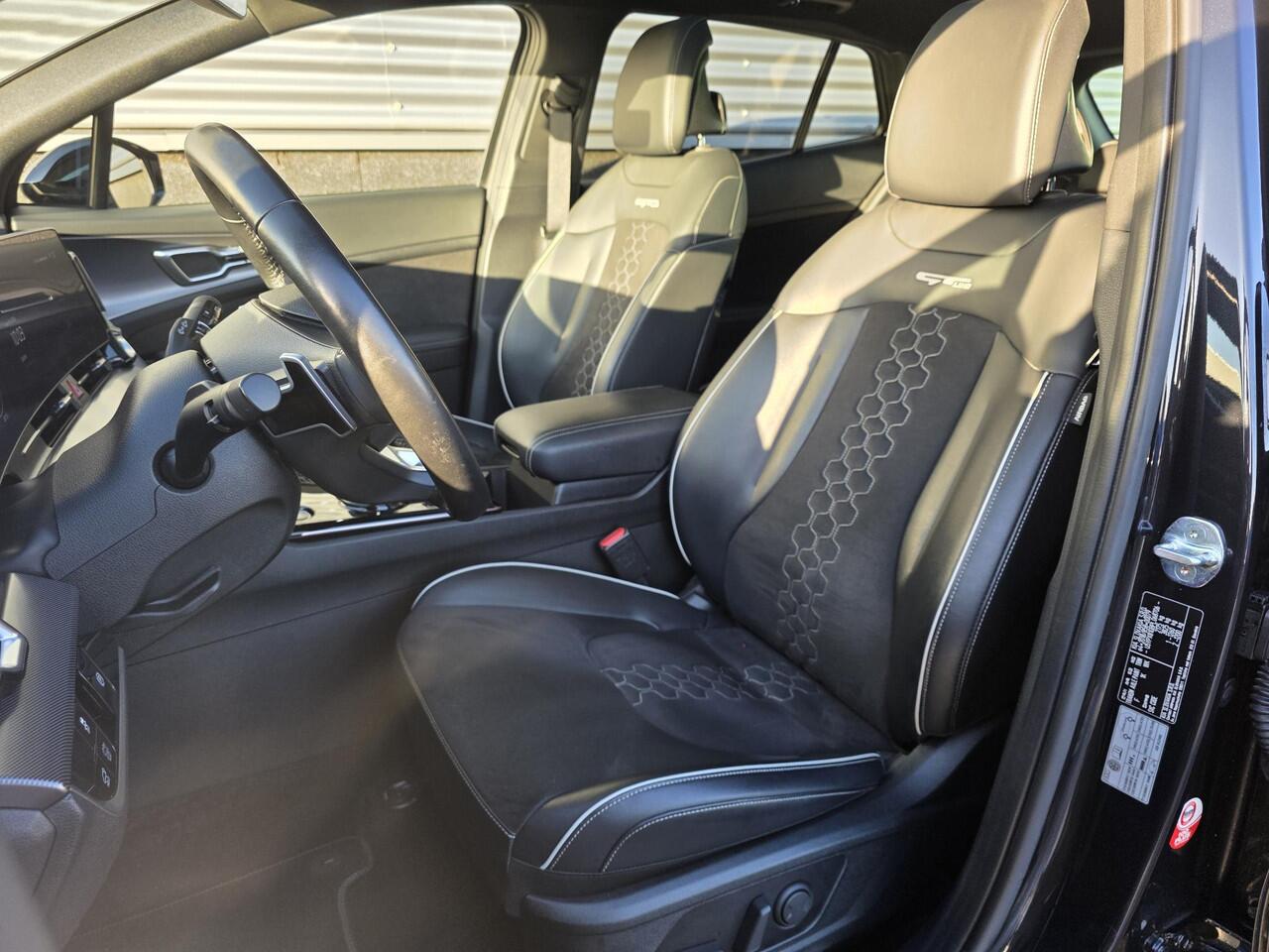 KIA SPORTAGE 1.6 T-GDi Hybrid GT-Line Nieuw geleverd, 1e eign, Schuif/kanteldak, Stoel- & Stuurwielverwarmd, Dodehoekdetectie, Leder/Alcantara, Navigatie, Parkeersensoren voor + achter