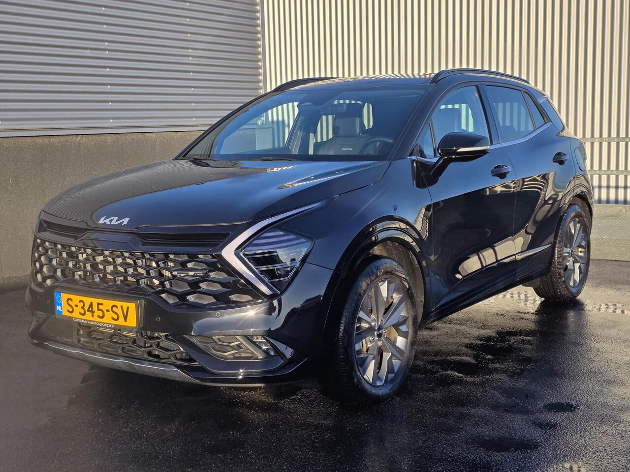 KIA SPORTAGE 1.6 T-GDi Hybrid GT-Line Nieuw geleverd, 1e eign, Schuif/kanteldak, Stoel- & Stuurwielverwarmd, Dodehoekdetectie, Leder/Alcantara, Navigatie, Parkeersensoren voor + achter