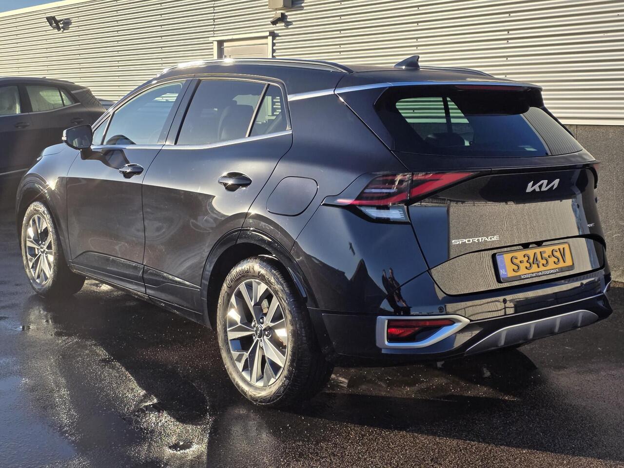 KIA SPORTAGE 1.6 T-GDi Hybrid GT-Line Nieuw geleverd, 1e eign, Schuif/kanteldak, Stoel- & Stuurwielverwarmd, Dodehoekdetectie, Leder/Alcantara, Navigatie, Parkeersensoren voor + achter