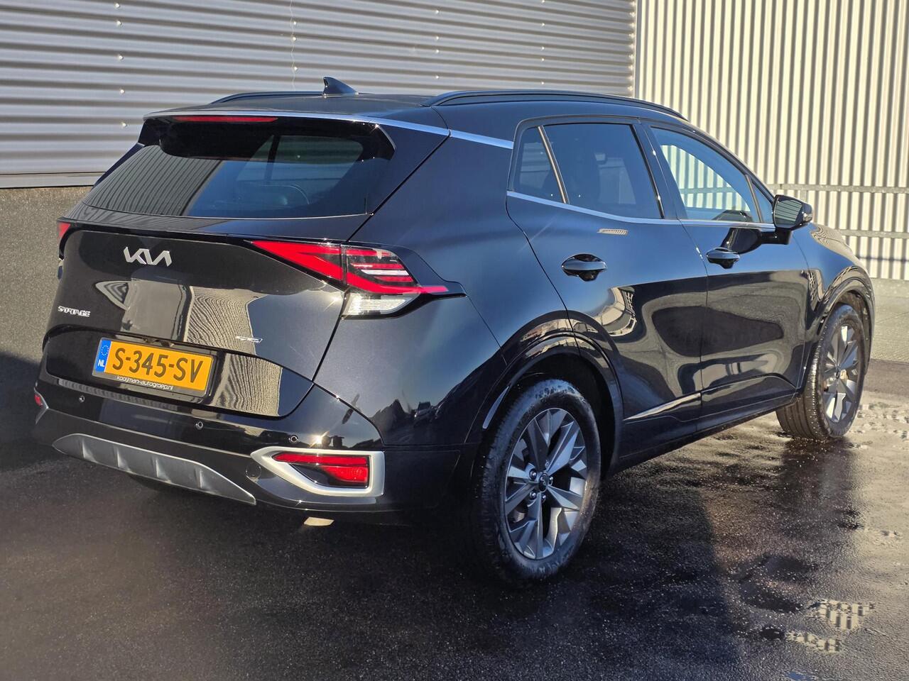 KIA SPORTAGE 1.6 T-GDi Hybrid GT-Line Nieuw geleverd, 1e eign, Schuif/kanteldak, Stoel- & Stuurwielverwarmd, Dodehoekdetectie, Leder/Alcantara, Navigatie, Parkeersensoren voor + achter