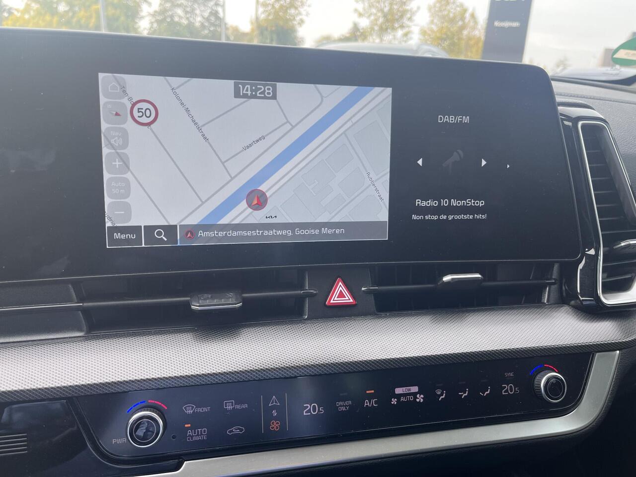 KIA SPORTAGE 1.6 T-GDi Hybrid GT-Line Schuifdak|Lmv|Stoelverwarming|Nieuw geleverd!! Dealer onderhouden!!