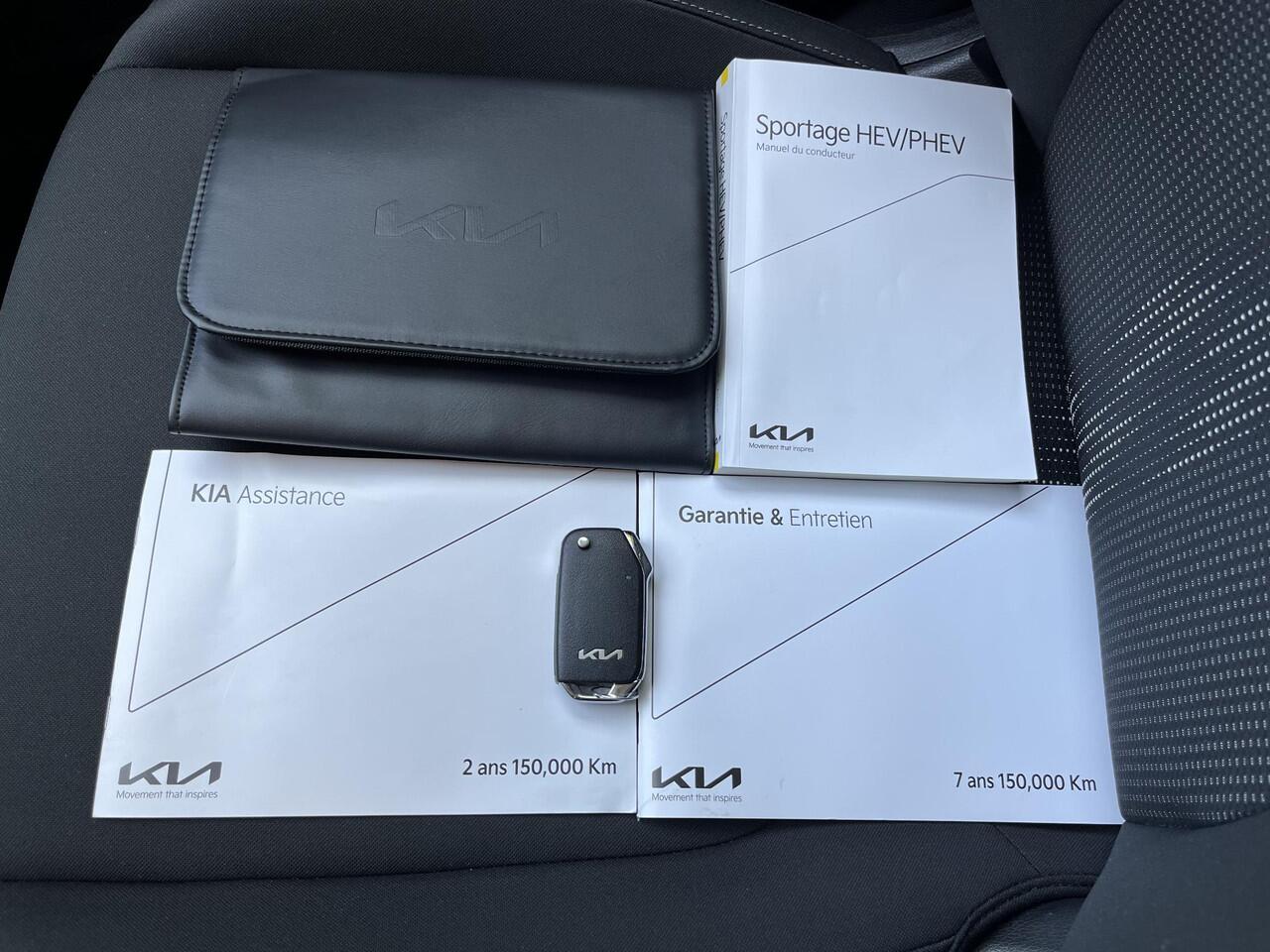 KIA SPORTAGE 1.6 T-GDi 230 pk Hybrid DynamicLine Automaat / 5 jaar fabrieksgarantie / Trekgewicht 1.650 kg / Achteruitrijcamera / Adaptieve Cruise Control / Apple Carplay & Android Auto / Parkeersensoren voor en achter / Navigatie full map / Climate Control / Lane As