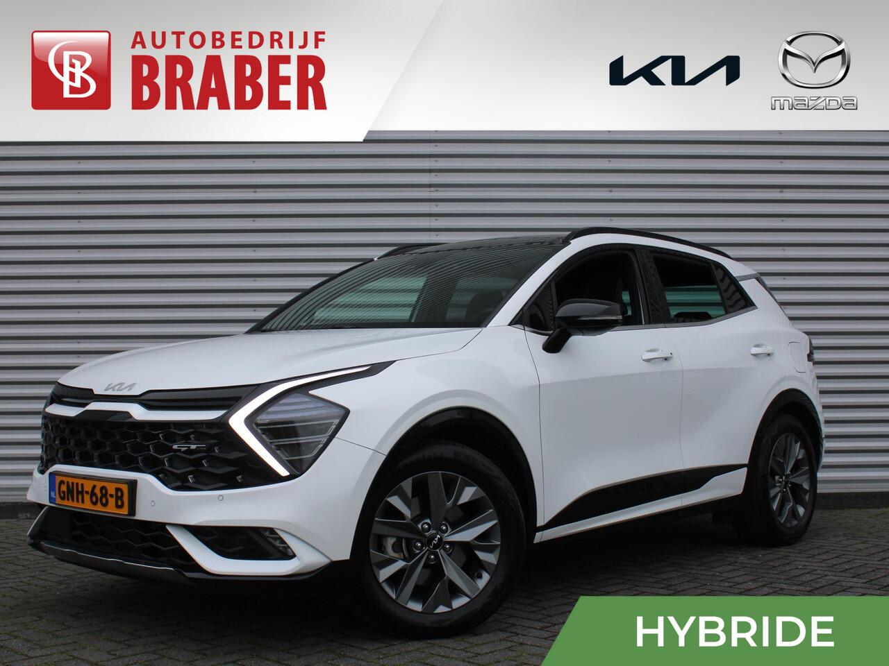 KIA SPORTAGE 1.6 T-GDi Hybrid GT-Line | Stuur-/stoelverwarming | Elek. stoelverstelling + achterklep | Pano | 18" LM | Cruise adapt. | Camera |