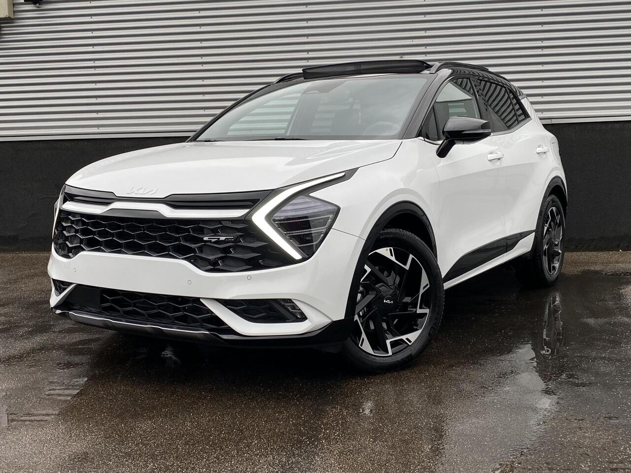 KIA SPORTAGE 1.6 T-GDi Plug-in Hybrid AWD GT-Line NIEUW GEREGISTREERD VOORDEEL! Elektrisch schuif-/kanteldak, Stoel- & Stuurwiel verwarmd, Dodehoekdetectie,