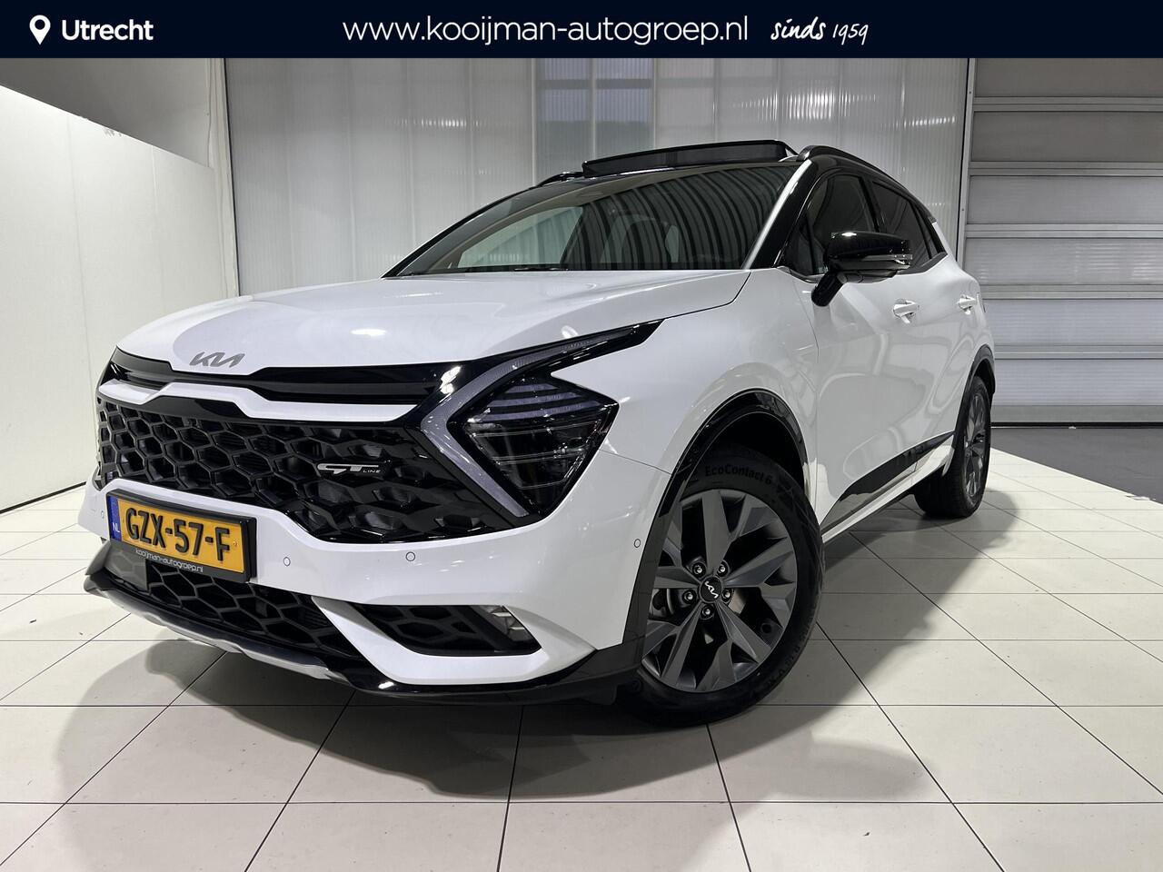 KIA SPORTAGE 1.6 T-GDi Hybrid GT-PlusLine NL auto, Apple Carplay/Android Auto, Schuif / kantel dak, Navigatie, Camera.