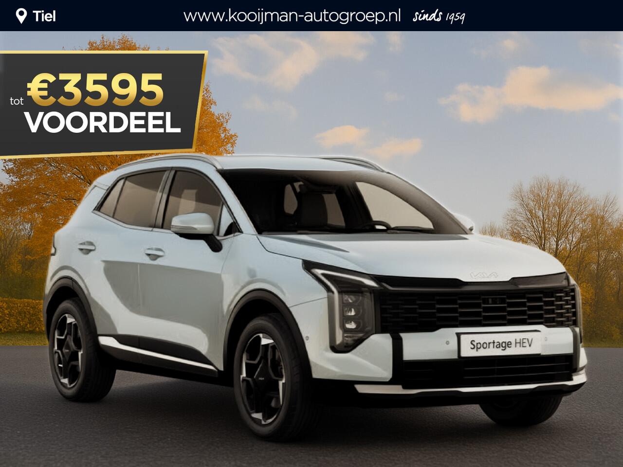 KIA SPORTAGE 1.6 T-GDi Hybrid ComfortLine Nu ¤3.595,- voordeel! Nu tijdelijk extra scherp geprijsd!