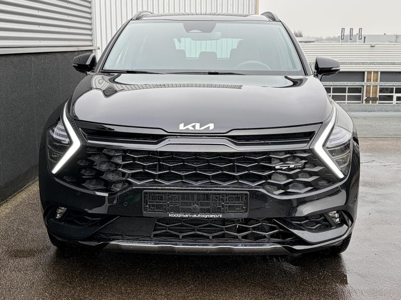KIA SPORTAGE 1.6 T-GDi Plug-in Hybrid AWD GT-Line NIEUW GEREGISTREERD, Schuif-/kanteldak, stoel- & stuurverwarming, navigatie Apple CarPlay/Android Auto, dodehoek detectie