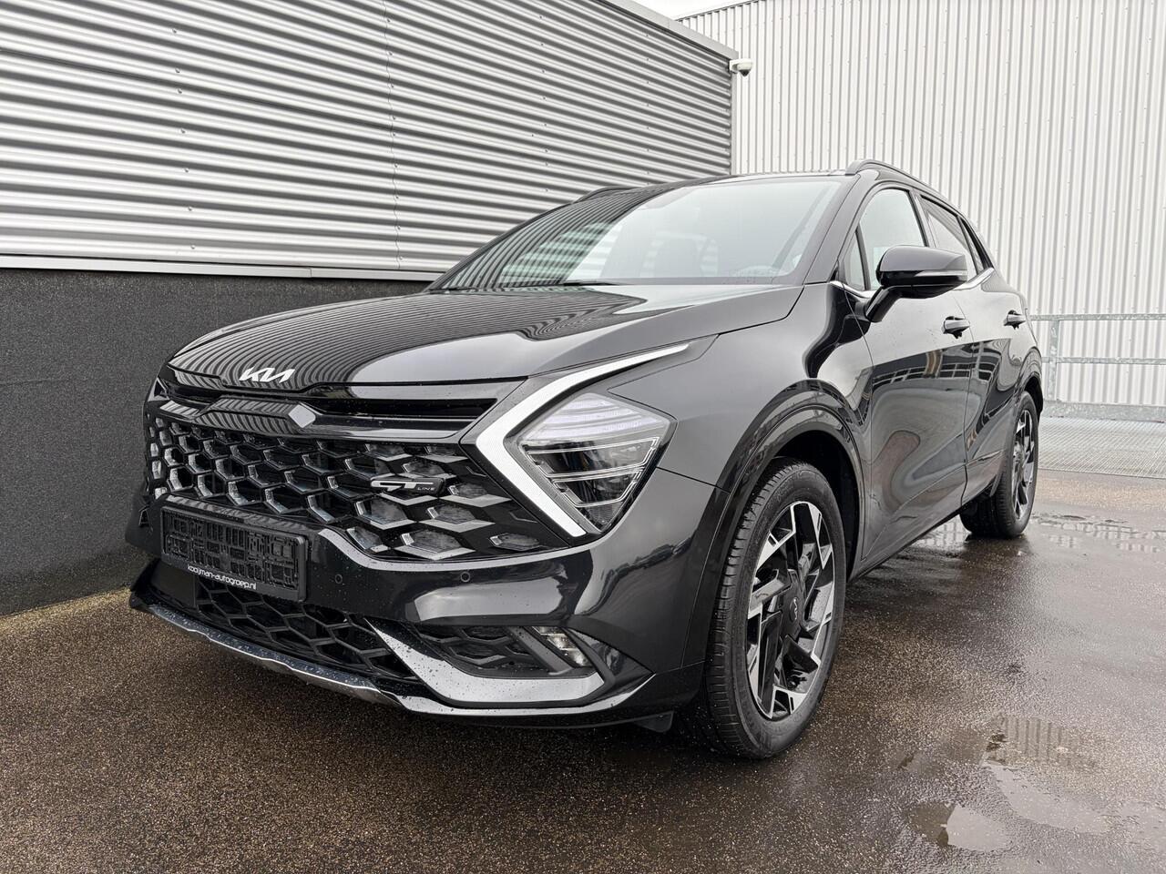 KIA SPORTAGE 1.6 T-GDi Plug-in Hybrid AWD GT-Line NIEUW GEREGISTREERD, Schuif-/kanteldak, stoel- & stuurverwarming, navigatie Apple CarPlay/Android Auto, dodehoek detectie