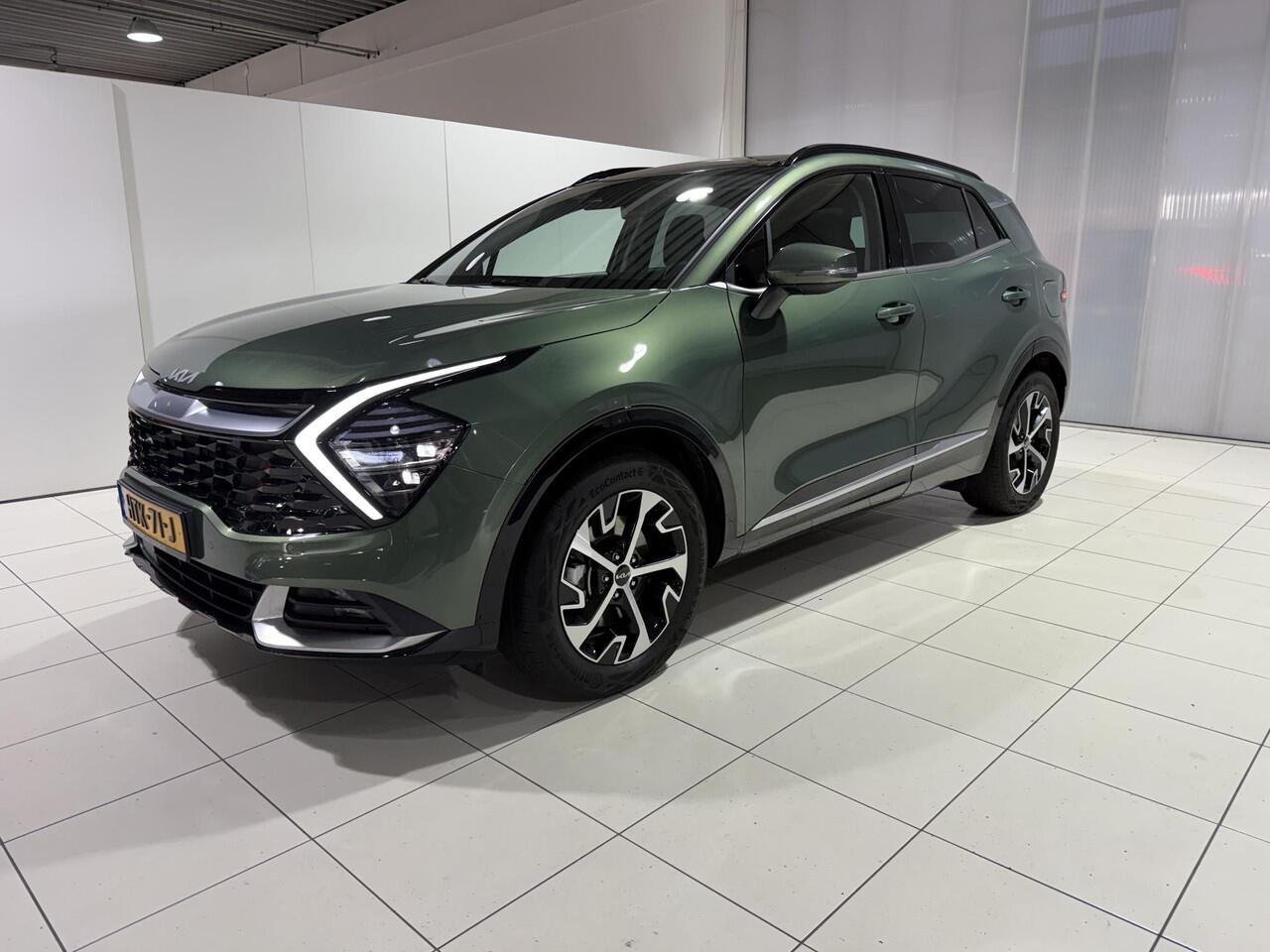 KIA SPORTAGE 1.6 T-GDi Hybrid DynamicPlusLine Schuif kantel dak, Stoel en Stuur verwarming, Apple Carplay/Android Auto, Camera, Navigatie.