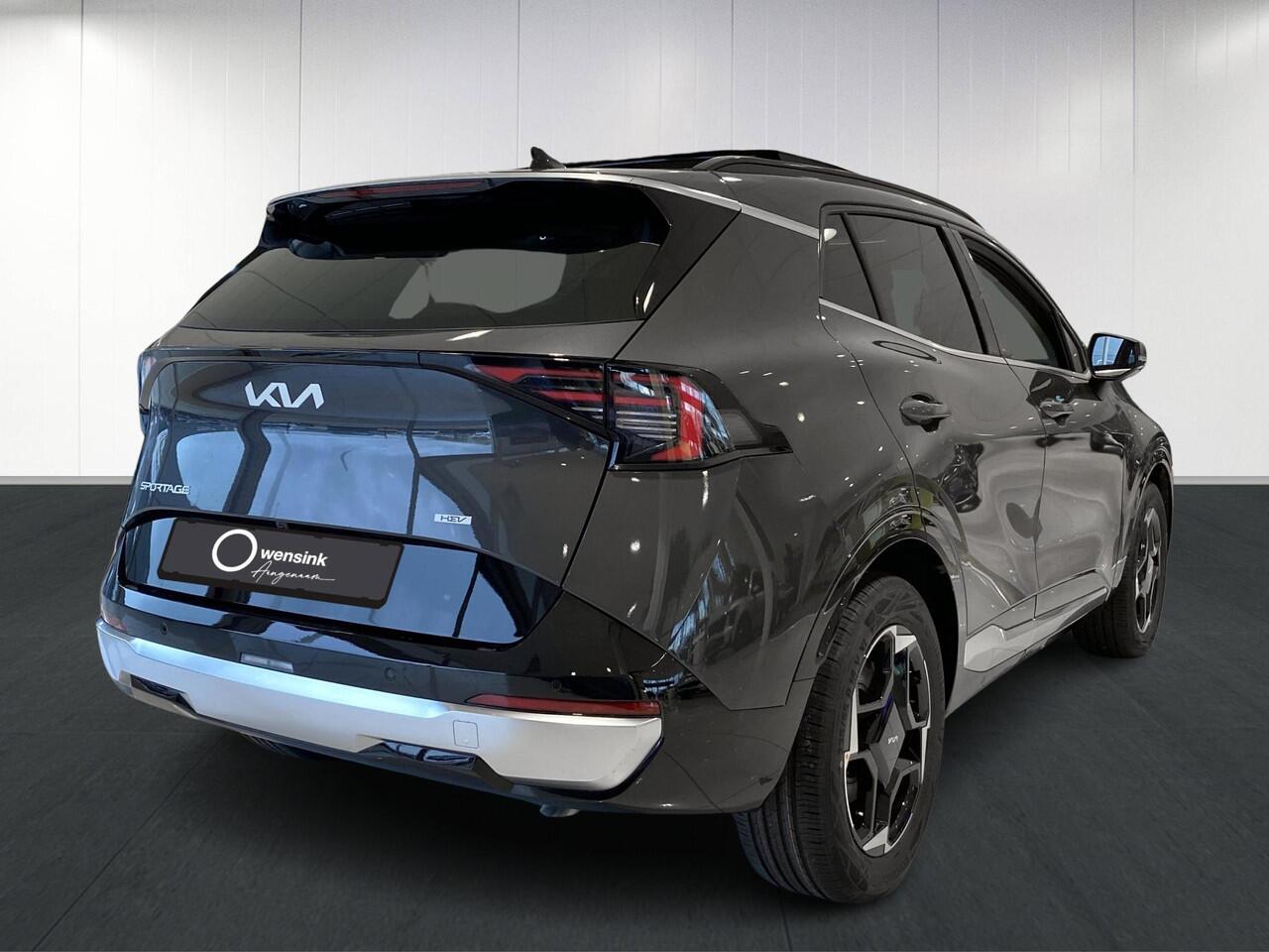 KIA SPORTAGE 1.6 T-GDi Hybrid DynamicPlusLine | Panoramaschuifdak | Stuurwielverwarming | Matrix LED| Dodehoekassistentie | 18" LM velgen | Stoelverwarming vóór en achter |