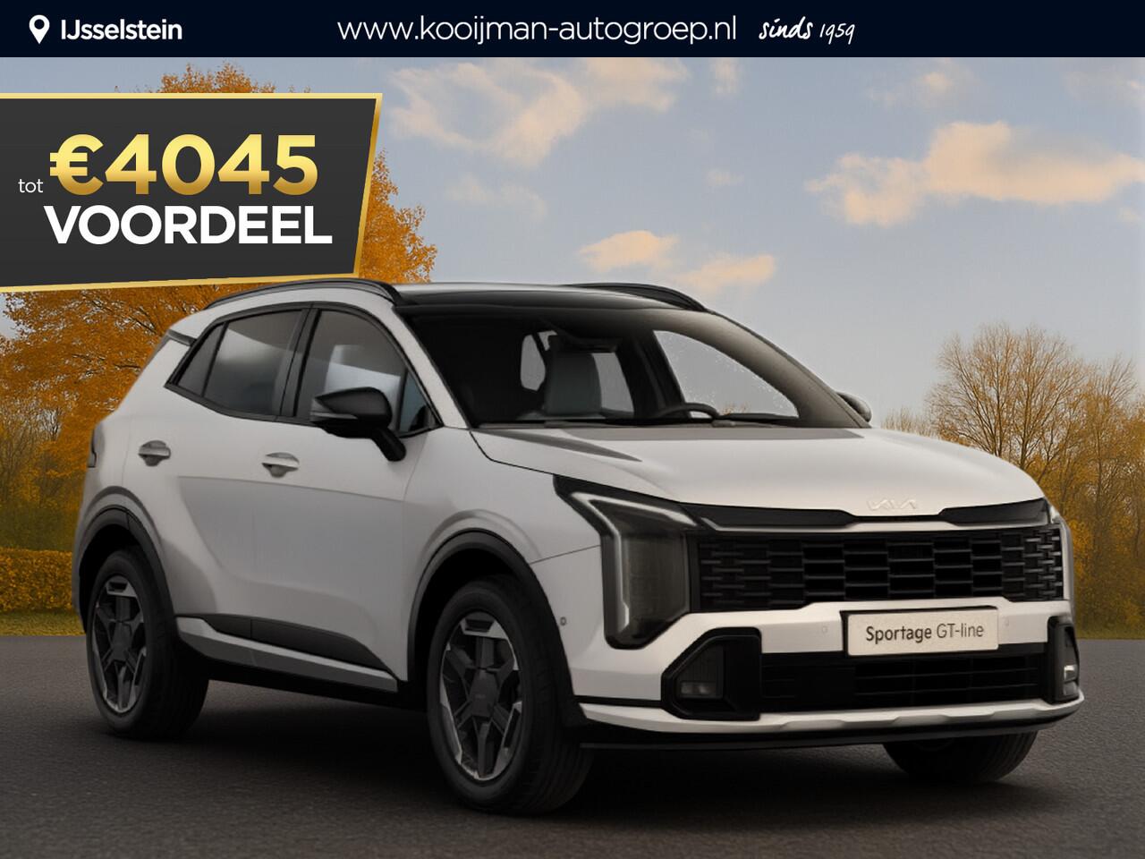KIA SPORTAGE 1.6 T-GDi Hybrid GT-Line Nu ¤4.045,- voordeel! Nu tijdelijk extra scherp geprijsd!