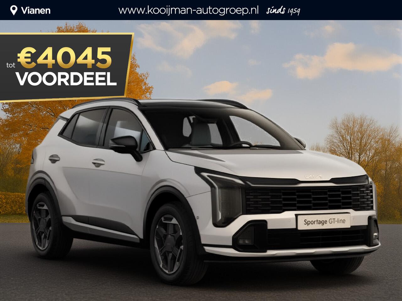 KIA SPORTAGE 1.6 T-GDi Hybrid GT-Line Nu ¤4.045,- voordeel! Nu tijdelijk extra scherp geprijsd!