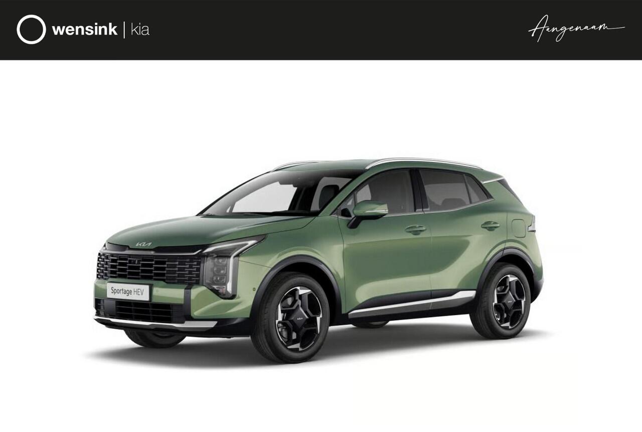 KIA SPORTAGE 1.6 T-GDi Hybrid DynamicPlusLine | Panoramadak | Full LED matrix | Privacy glass | Stuurwielverwarming | Dodehoekassistentie | Stoelverwarming voor en achter |
