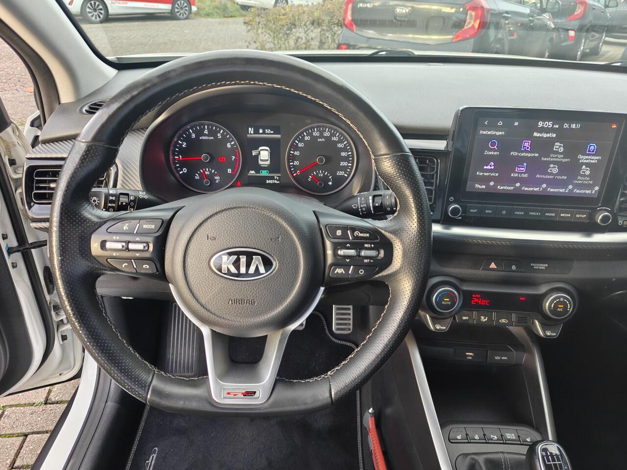 KIA Stonic 1.0 T-GDi MHEV GT-Line | Keyless | Stoel-& Stuurverwarming | Lmv | Achteruitrij camera | Sportieve GT-line bekleding | Navigatie Apple Carplay/Android Auto |